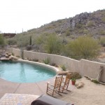 Pool with Mountain